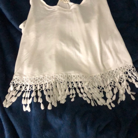 LA Hearts White Tank Top Medium - Picture 3 of 4